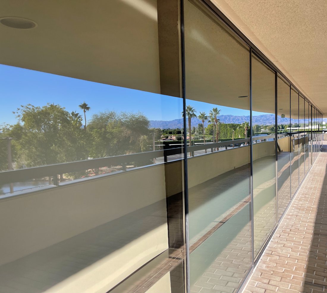 Spotless commercial glass that makes an impression